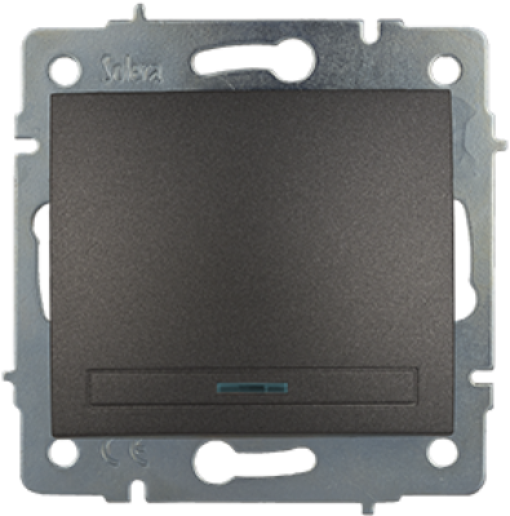 Interruptor de luz. 10AX 250V. Para encastrar