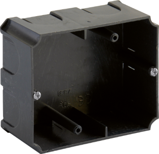 Caixa de ligação para encastrar 97 x 80 x 42 mm. Para base Ref. 6837.