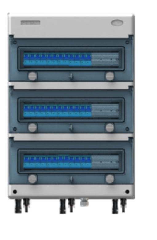 DC string protection panel (3 inputs - 3 outputs)
