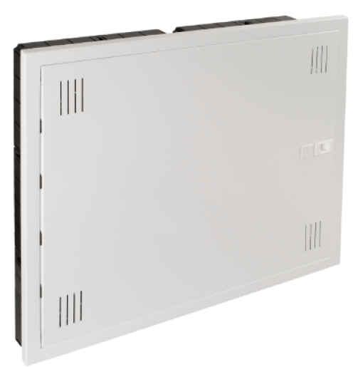 Quadro de terminação de rede. Com 2 bases 2P + T, 16A 250V. 5260RTR/B