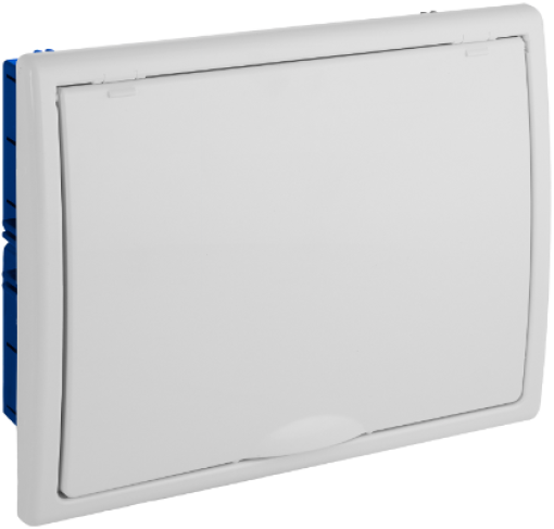 Flush distribution board, 12 modules. For hollow wall