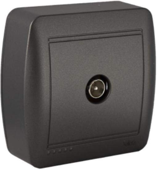 Single TV socket. Surface-mounted. MUR94NGU