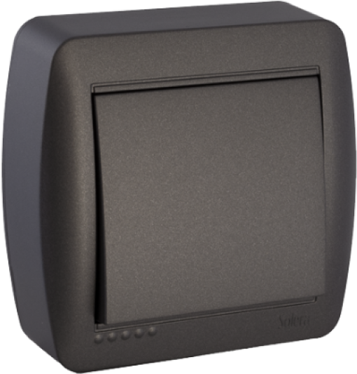 Interruptor bipolar Solera 10AX 250V ~. De superfície.