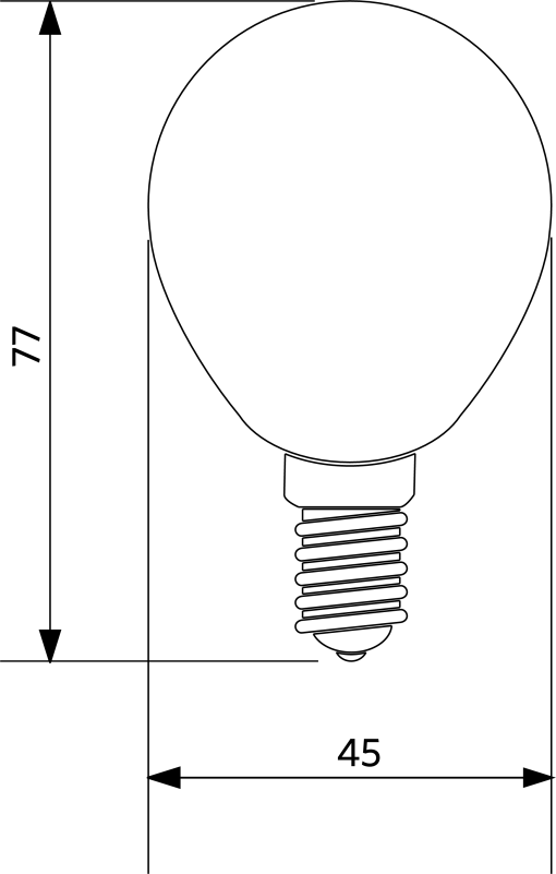 LED-E-P45-FILA-E14-28W-DIM-2700K-FR