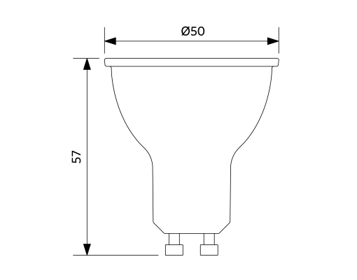 LED-E-GU10-75W-3000K-36D-DIM