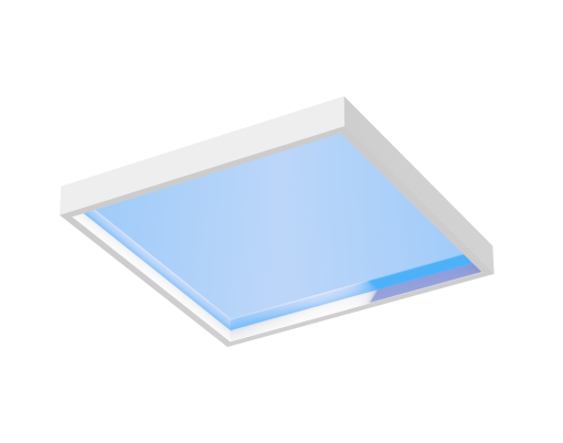 LEDSkylight SDL-S Sq595-130W-BLE2-WH