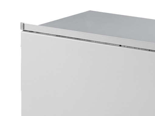 Perfil anti-pó, inclui plástico transparente para proteção, para VX, TS, VX SE, 1200 mm