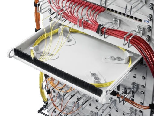 DK PRATELEIRA  19" - 1U  Organiz.cabos