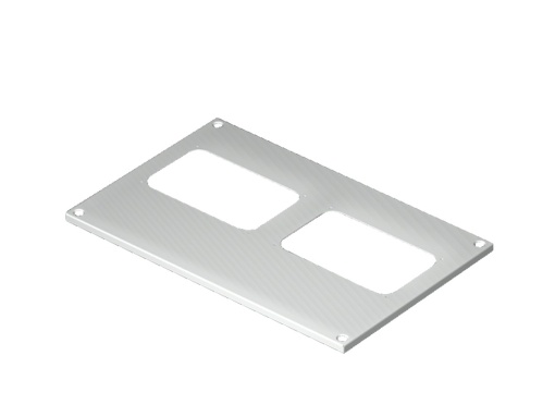 SV Roof plate, WD 600x400 mm, for TS, for cable entry gland