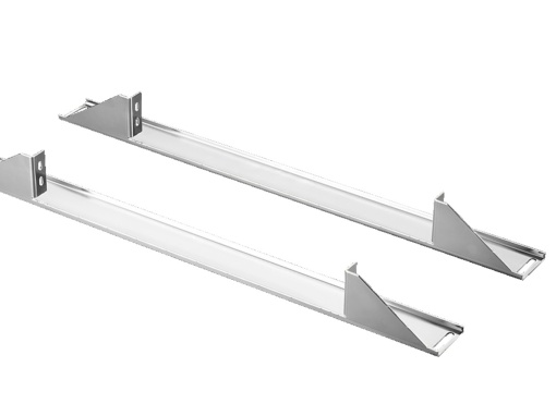 DK-TS Einbauwinkel, For L-shaped mounting angles into TS, 482.6 mm 19"