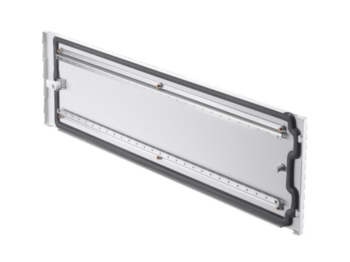 SV Perforated mounting strip, L 498 mm, for partial door WH 600x150-800 mm