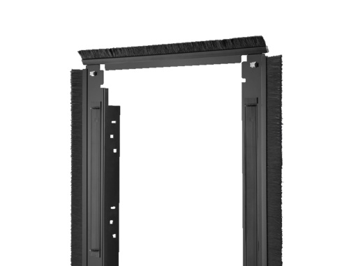 VX IT air baffle plate, WxH 600x2200 mm, for 19" standard, RAL 9005