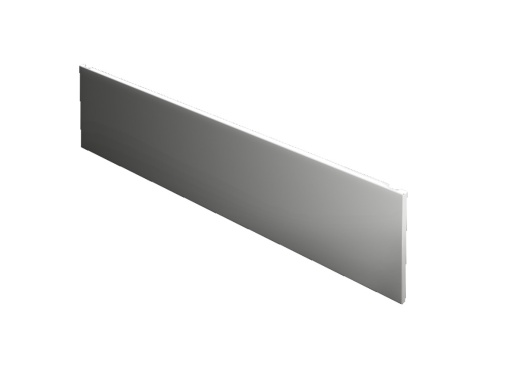 SV Front trim panel, for TS, bottom, WH 400x100 mm, protection category IP 54