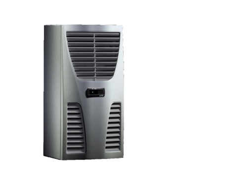 Condicionador de ar RTT para montagem lateral, aço inoxidável, 310 W, controlador básico, 230 V