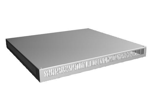 VX Roof plate, WD 800x800 mm, IP 2X, H 72 mm, with ventilation hole