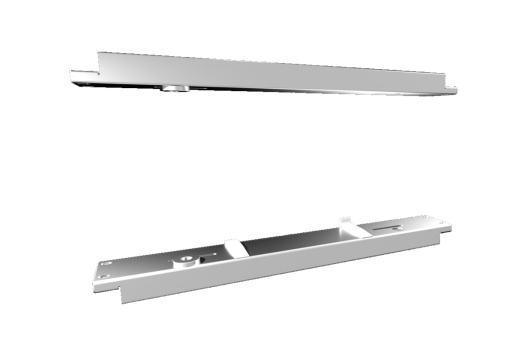 Kit de montagem para quadro com dobradiça grande VX, L 600 mm