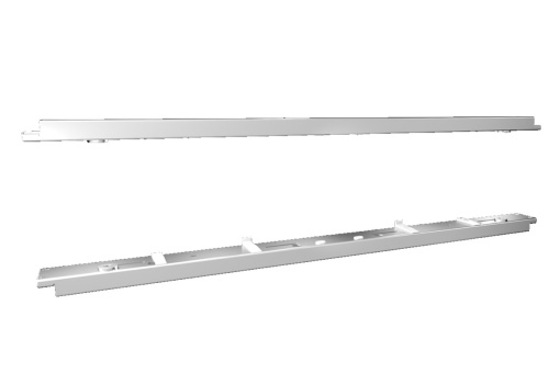 Kit de montagem para quadro com dobradiça grande VX, L 1200 mm