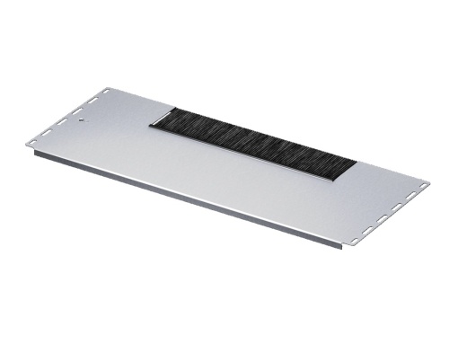 Gland plate module, one-piece, with brush strip, Vented, 800 mm