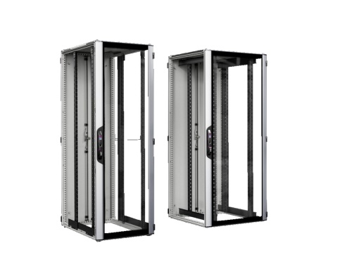 VX IT, solid, 19" mounting angles dynamic,RAL7035,WHD 600x2000x1000mm, 42U