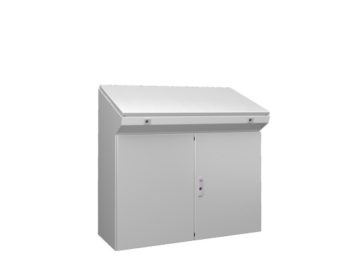 Console vertical TP, LxAxP1P2 1000x975x400500 mm, chapa de aço