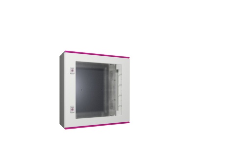 AX Caixa em plástico, LAP 600x600x200 mm, com visor