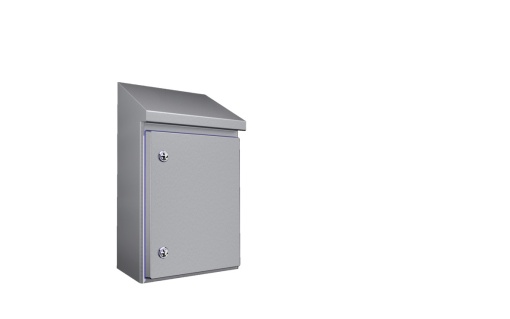 Compact enclosure HD 1.4301, WxHxD 310x430x210 mm, height rear 549 mm