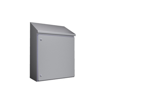Compact enclosure HD 1.4301, WxHxD 610x650x300 mm, height rear 821mm