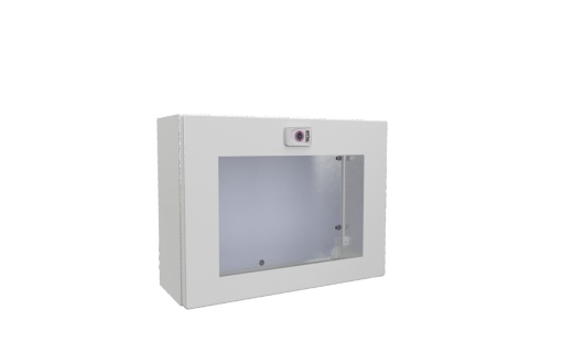 KX Caixa bus, LAP 400x300x155 mm, com placa de montagem, com lingueta