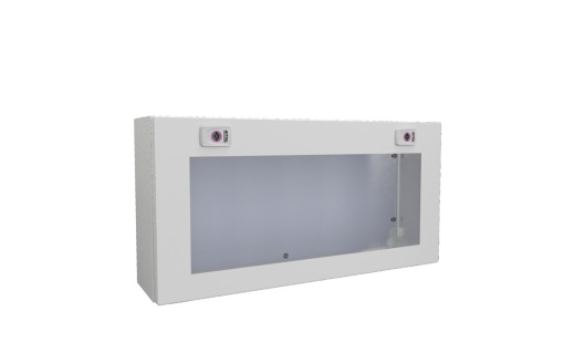 KX Caixa bus, LAP 600x300x155 mm, com placa de montagem, com lingueta