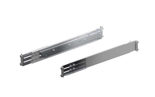 Trilhos telescópicos para servidores, profundidade 600 mm, largura máx. do servidor 430 mm