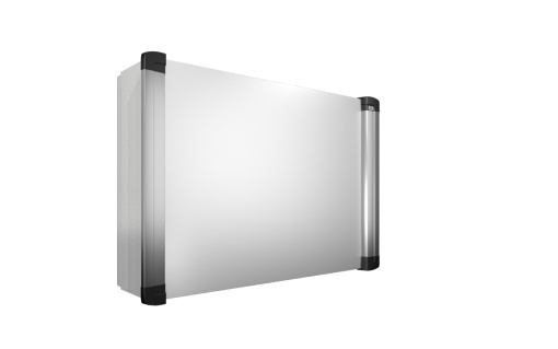 AX Painel de comando com puxadores laterais, LAP 650x450x155mm, acesso para serviço por trás