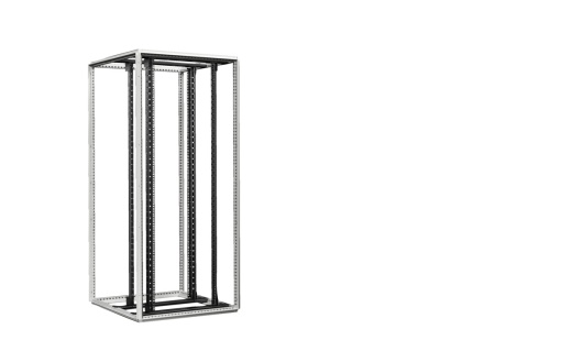 VX IT Open, trilhos perfilados de 19", LAP 800x2000x800 mm, RAL 7035