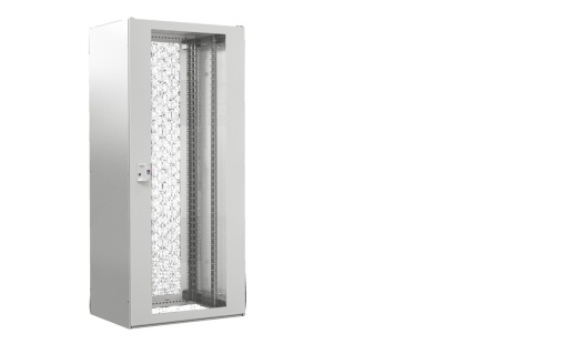 Rack para rede TX CableNet, 800x2000x1000 mm, 42 UA, com ventilação, RAL 7035