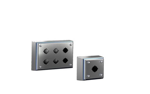 HD Caixa para botoeira, aço inoxidável 1.4301, 1 botões Ø 22,5mm