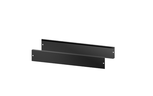 AX baseplinth trim panel, frontrear, H 100 mm, for W 800 mm