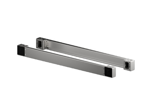 VX baseplinth corner piece with trim panel, frontrear, H 100 mm, for W 1200mm, stainless steel