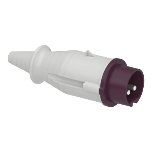 Ficha, Mureva PK, 16 A, 2 pinos, 2025 V, IP44