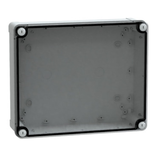 PC box IP66 IK08 RAL7035 Int.H275W225D80 Ext.H291W241D88 Transp.cover H20