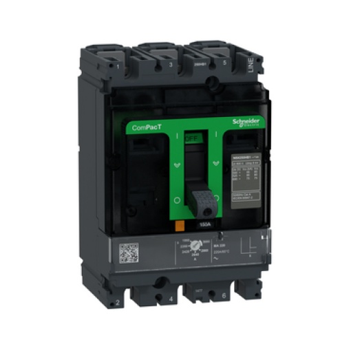 ComPacT DISJUNTOR NSX250HB1 75kA CA 3P 150A MA