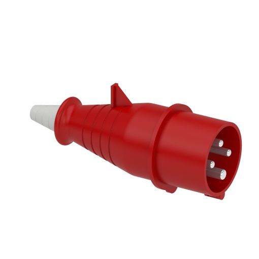 Ficha com inversor de fase, Mureva PK, 16 A, 3PE, 400 V, IP44
