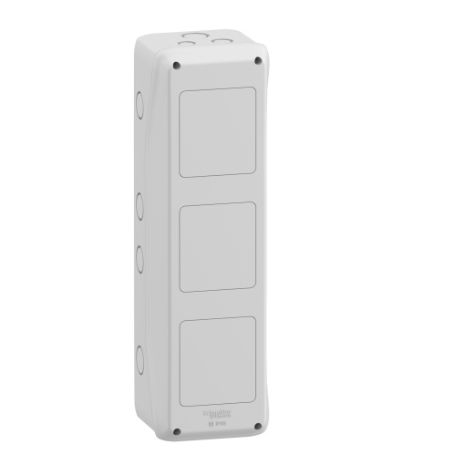 Mureva - Quadro de interface - 138x460 mm - 3 aberturas