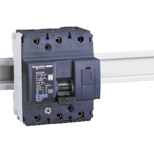 Miniature circuit-breaker, Acti9 NG125N, 3P, 10 A, C curve, 25 kA IEC 60947-2