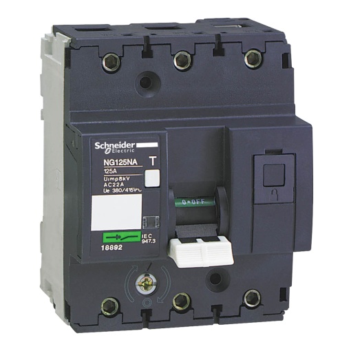 interruptor NG125NA, 3P, 125A