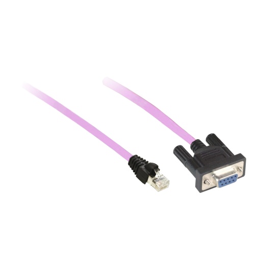 cabo CANopen pré-montado - para bus CANopen - 3 m - 1 RJ45, 1 fêmea SUB-D 9