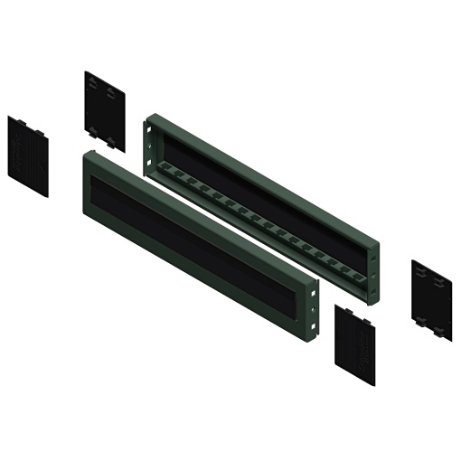 Spacial SFSM panels with brush for plinth - 100x600x600 mm