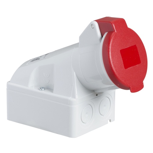 PratiKa industrial socket - 16 A - 3P  E - 380...415 V AC - IP44
