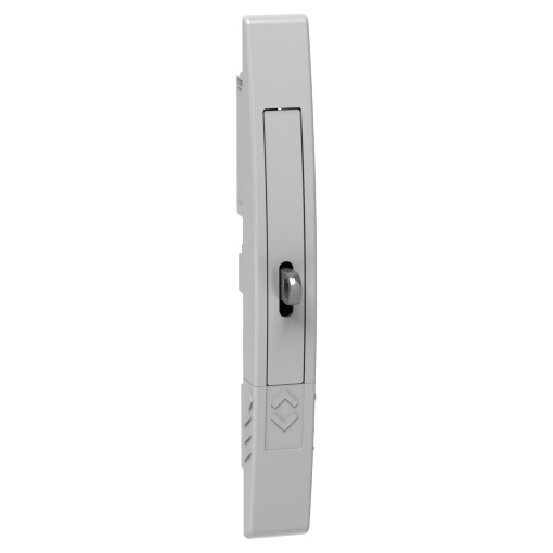 Handle lock polyamid with padlock device without insert for PLA - Ral 7035