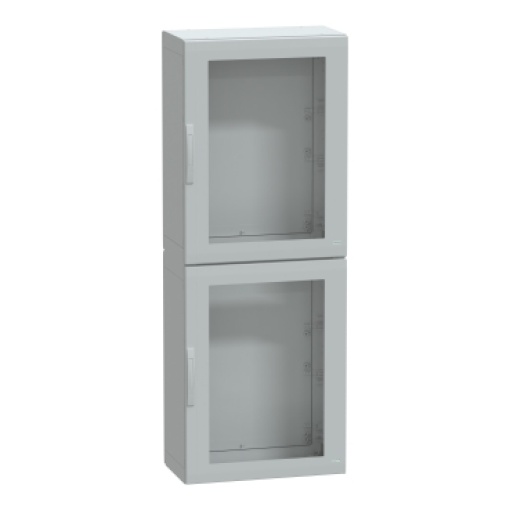 Floor standing encl. polyester vers.PLA compl.sealed 2000x750x420 IP65 glazed