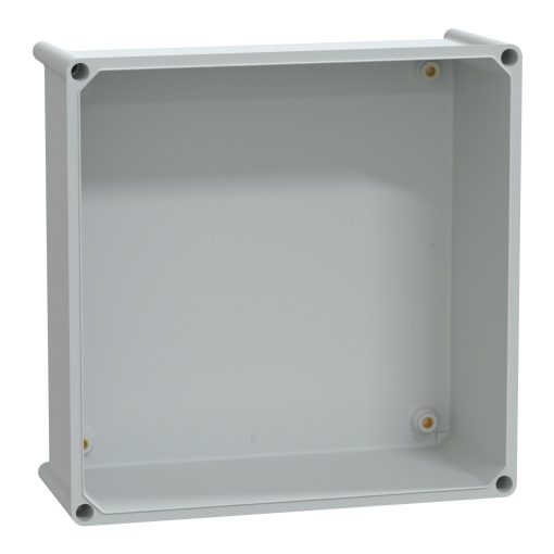 PLS box, polyester rear, opaque PC cover IP66 36x36x18cm