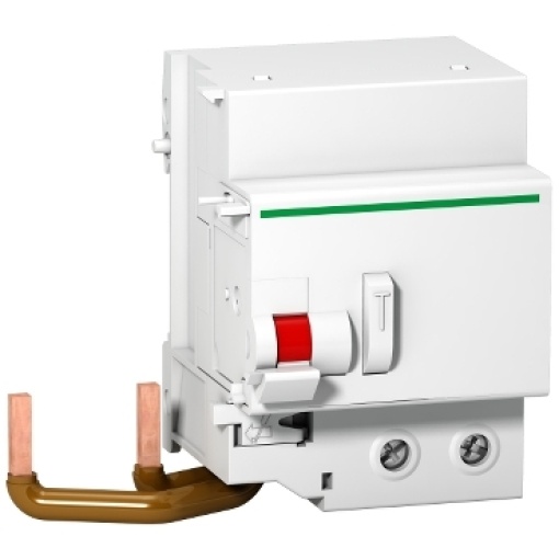 Dispositivo de corrente residual de montagem em série, Acti9 Vigi C120, 2 polos, 125 A, tipo A, de ação instantânea, 30 mA, 230...240 VCA